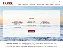 Tablet Screenshot of hubercap.com
